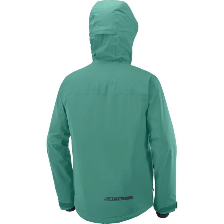 Green Salomon Highland Men's Insulated Jackets | IE PY9372